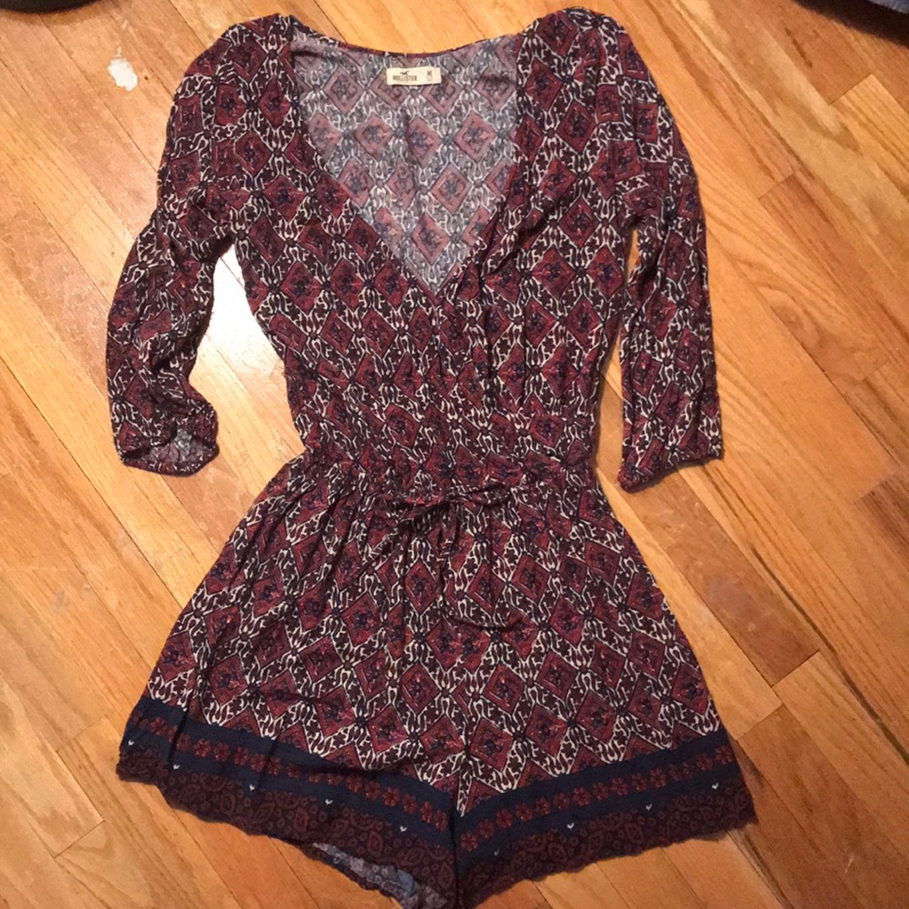 Tribal print romper
